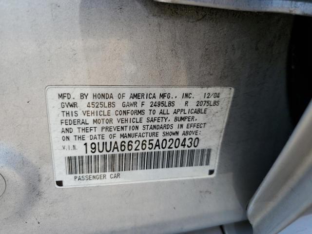 Photo 11 VIN: 19UUA66265A020430 - ACURA TL 