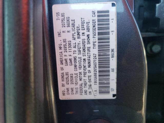 Photo 11 VIN: 19UUA66265A071247 - ACURA TL 