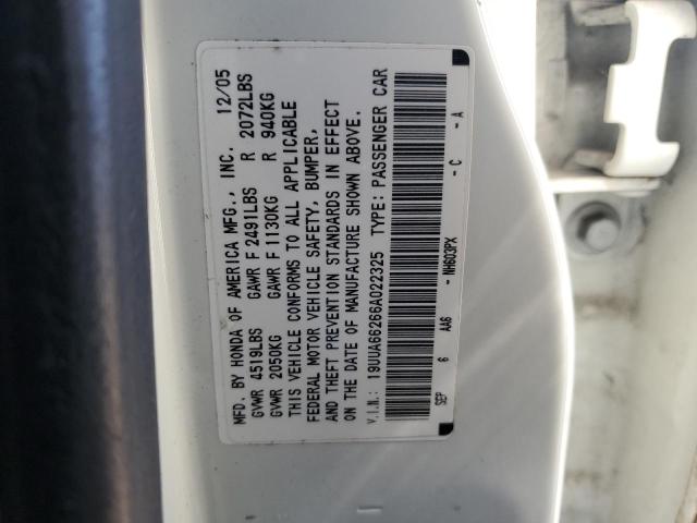 Photo 11 VIN: 19UUA66266A022325 - ACURA 3.2TL 