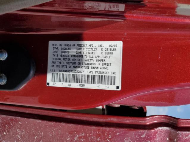 Photo 11 VIN: 19UUA66267A022827 - ACURA TL 