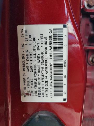 Photo 11 VIN: 19UUA66268A000893 - ACURA TL 