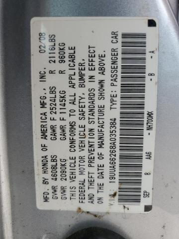 Photo 11 VIN: 19UUA66268A035384 - ACURA TL 