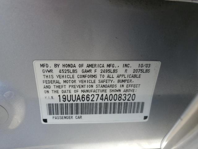 Photo 12 VIN: 19UUA66274A008320 - ACURA TL 