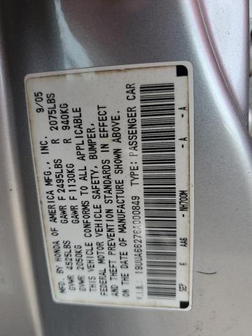 Photo 11 VIN: 19UUA66276A000849 - ACURA 3.2TL 