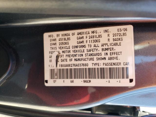 Photo 11 VIN: 19UUA66276A037660 - ACURA TL 