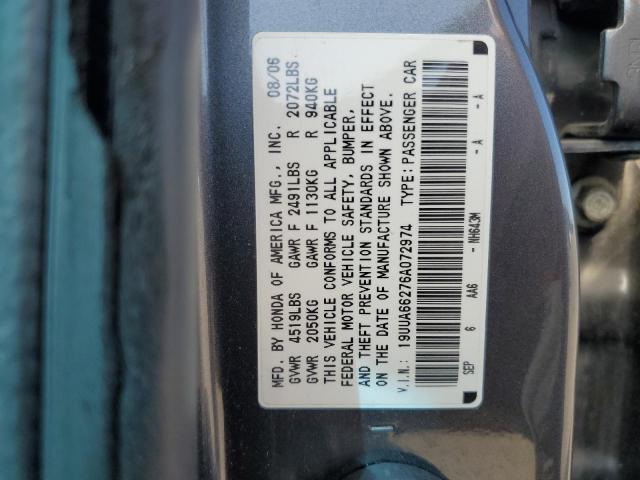 Photo 11 VIN: 19UUA66276A072974 - ACURA 3.2TL 