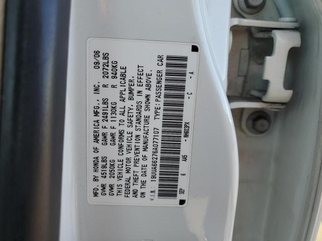 Photo 11 VIN: 19UUA66276A077107 - ACURA TL 