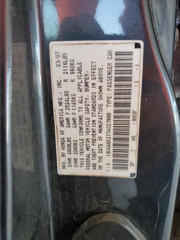 Photo 12 VIN: 19UUA66277A027888 - ACURA TL 