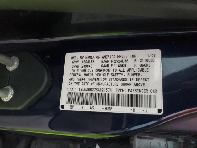 Photo 11 VIN: 19UUA66278A021574 - ACURA TL 