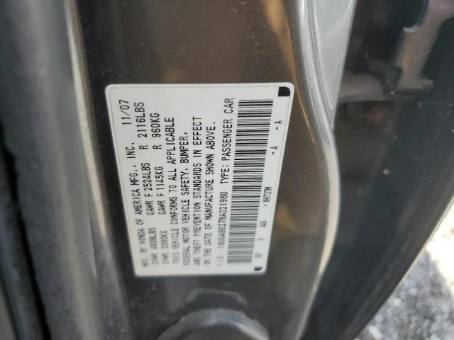 Photo 11 VIN: 19UUA66278A021980 - ACURA TL 