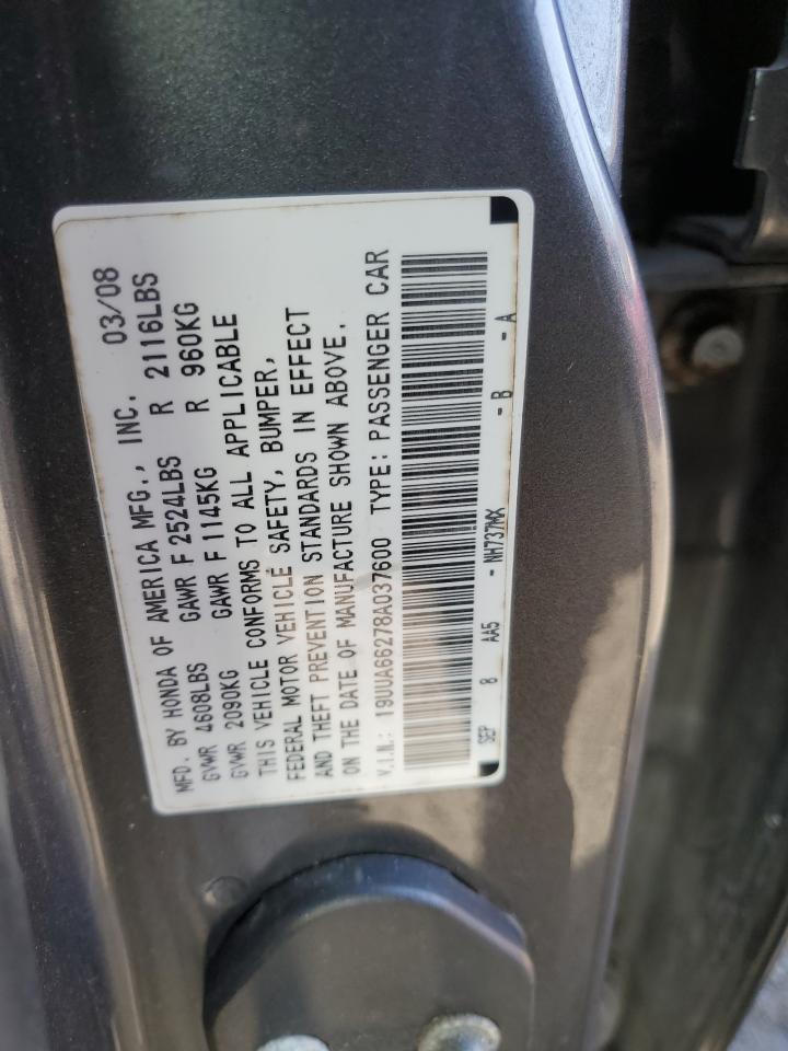 Photo 11 VIN: 19UUA66278A037600 - ACURA TL 