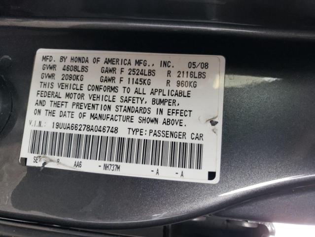 Photo 12 VIN: 19UUA66278A046748 - ACURA TL 