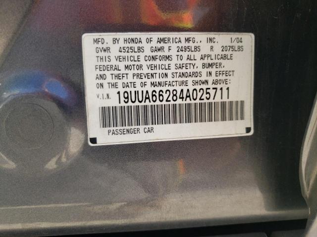 Photo 11 VIN: 19UUA66284A025711 - ACURA TL 