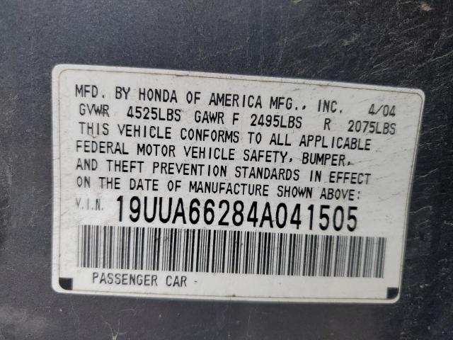 Photo 11 VIN: 19UUA66284A041505 - ACURA TL 