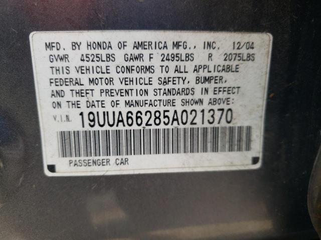 Photo 9 VIN: 19UUA66285A021370 - ACURA TL 