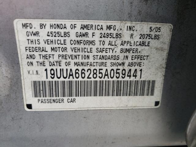 Photo 9 VIN: 19UUA66285A059441 - ACURA TL 