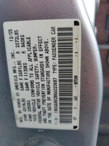 Photo 12 VIN: 19UUA66286A020687 - ACURA TL 