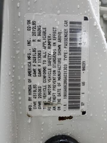 Photo 11 VIN: 19UUA66286A031303 - ACURA 3.2TL 