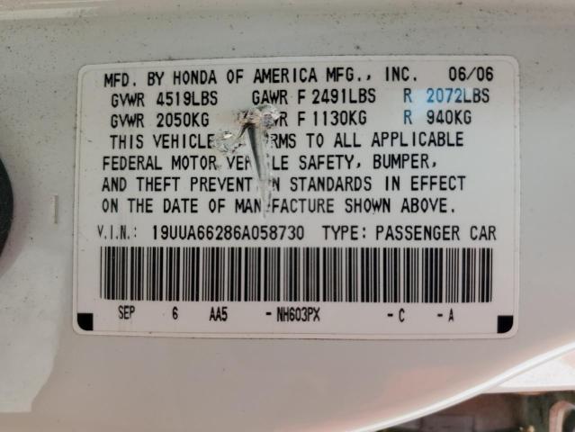 Photo 11 VIN: 19UUA66286A058730 - ACURA TL 