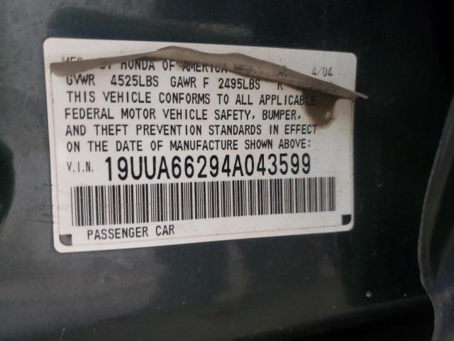 Photo 11 VIN: 19UUA66294A043599 - ACURA TL 