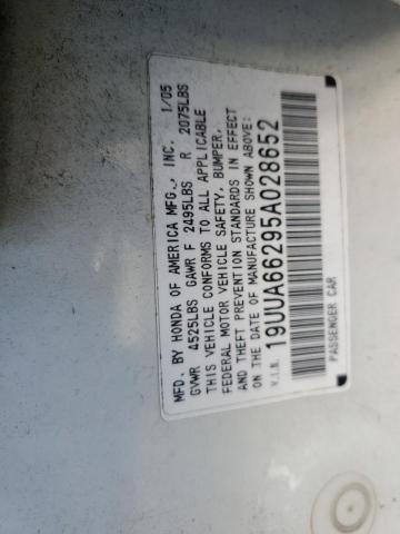 Photo 11 VIN: 19UUA66295A028652 - ACURA TL 