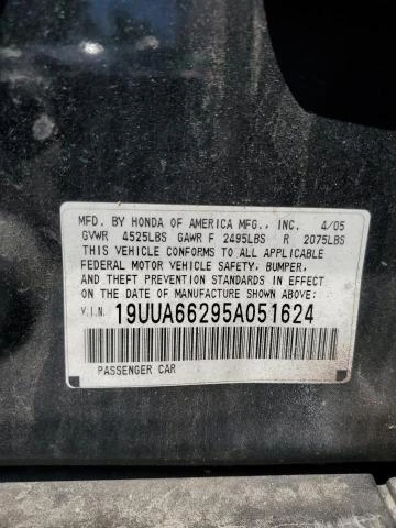 Photo 11 VIN: 19UUA66295A051624 - ACURA TL 