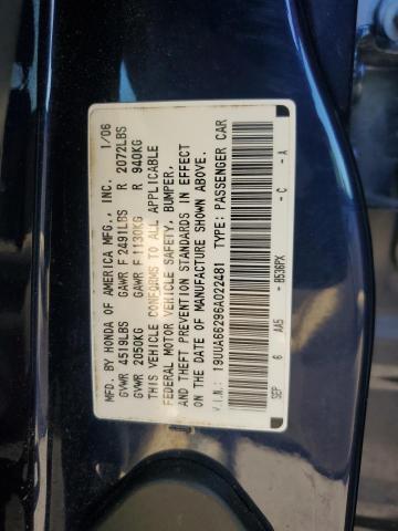 Photo 11 VIN: 19UUA66296A022481 - ACURA 3.2TL 