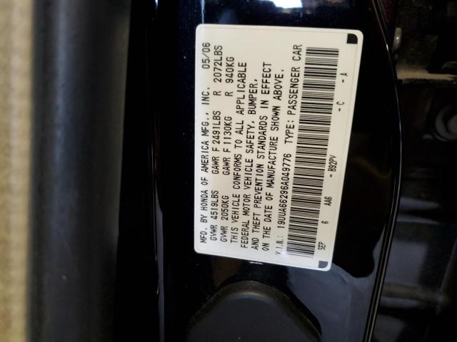 Photo 11 VIN: 19UUA66296A049776 - ACURA 3.2TL 