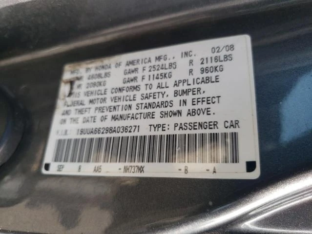 Photo 11 VIN: 19UUA66298A036271 - ACURA TL 