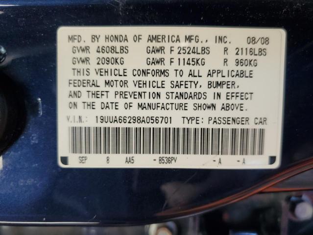 Photo 12 VIN: 19UUA66298A056701 - ACURA TL 