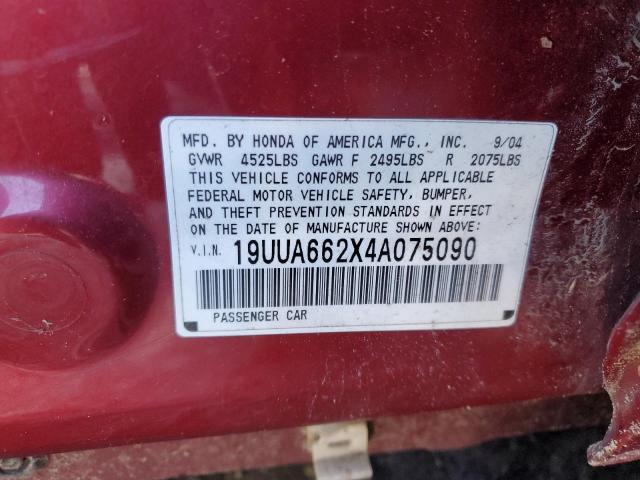 Photo 11 VIN: 19UUA662X4A075090 - ACURA TL 