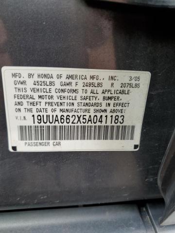 Photo 11 VIN: 19UUA662X5A041183 - ACURA TL 