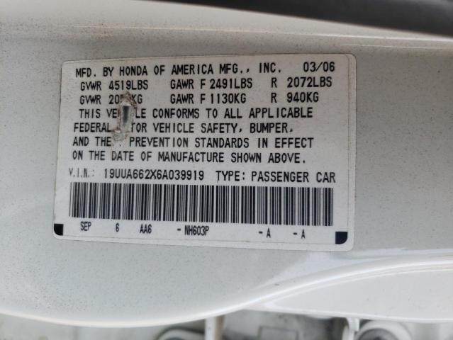 Photo 11 VIN: 19UUA662X6A039919 - ACURA 3.2TL 