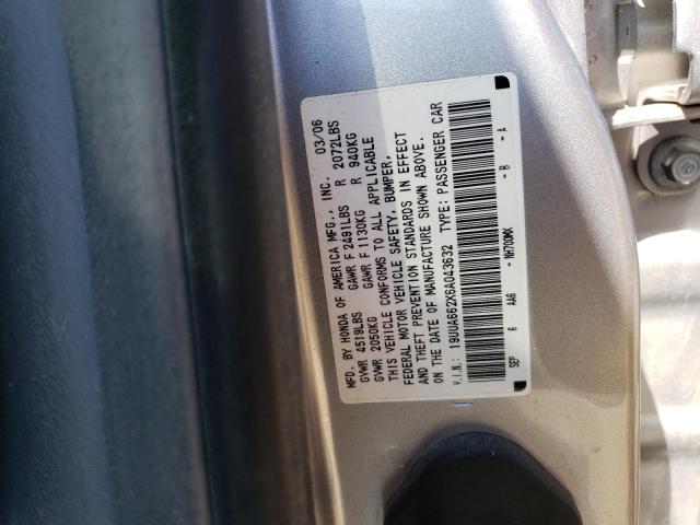 Photo 11 VIN: 19UUA662X6A043632 - ACURA 3.2TL 