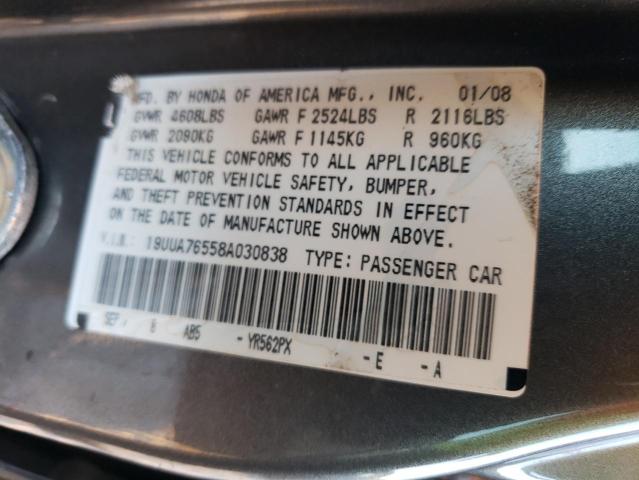 Photo 12 VIN: 19UUA76558A030838 - ACURA TL 