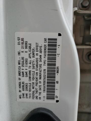 Photo 11 VIN: 19UUA76587A021078 - ACURA TL 