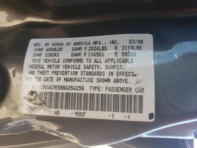 Photo 12 VIN: 19UUA76588A054258 - ACURA TL 