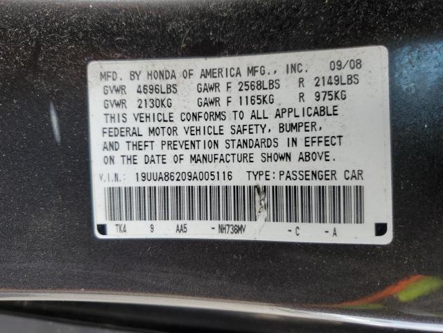 Photo 11 VIN: 19UUA86209A005116 - ACURA TL 