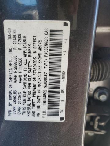 Photo 11 VIN: 19UUA86219A000457 - ACURA TL 