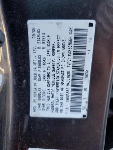 Photo 12 VIN: 19UUA86219A001625 - ACURA TL 