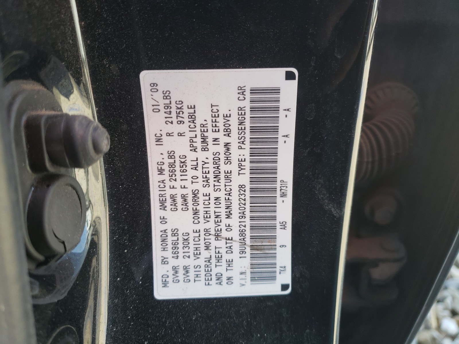 Photo 9 VIN: 19UUA86219A022328 - ACURA TL 