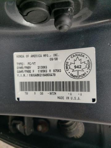 Photo 11 VIN: 19UUA86219A800479 - ACURA TL 