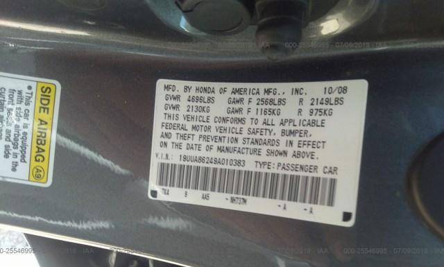 Photo 8 VIN: 19UUA86249A010383 - ACURA TL 