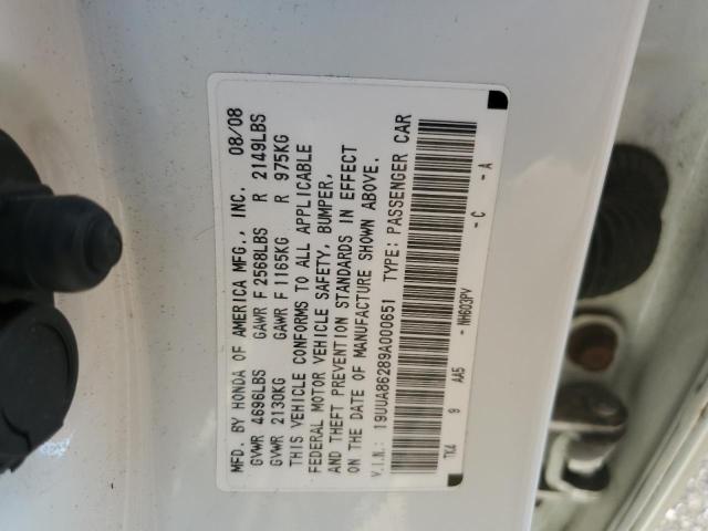 Photo 11 VIN: 19UUA86289A000651 - ACURA TL 