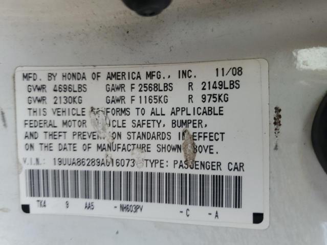 Photo 11 VIN: 19UUA86289A016073 - ACURA TL 