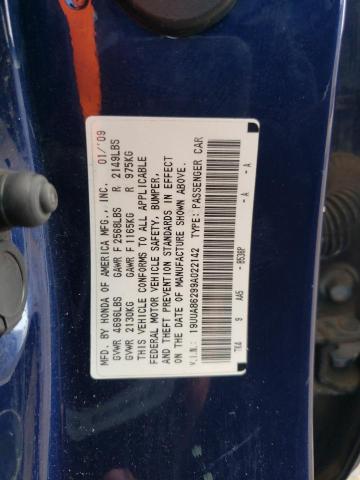 Photo 11 VIN: 19UUA86299A022142 - ACURA TL 