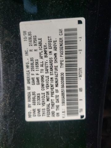 Photo 11 VIN: 19UUA86519A008830 - ACURA TL 