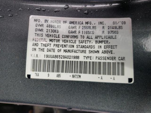 Photo 9 VIN: 19UUA86529A021988 - ACURA TL 