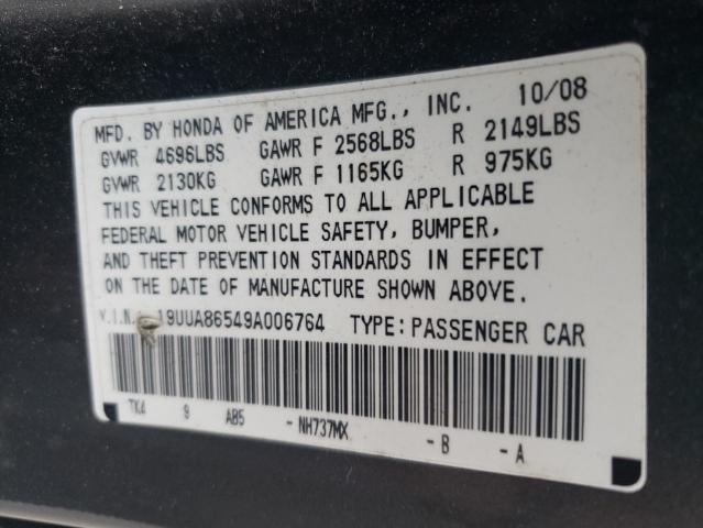 Photo 11 VIN: 19UUA86549A006764 - ACURA TL 