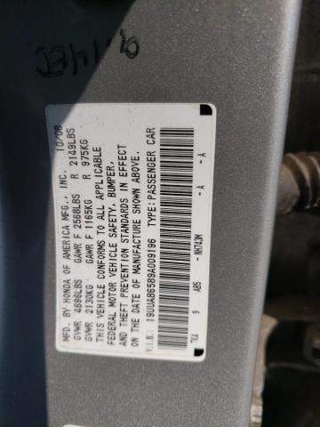 Photo 11 VIN: 19UUA86589A009196 - ACURA TL 